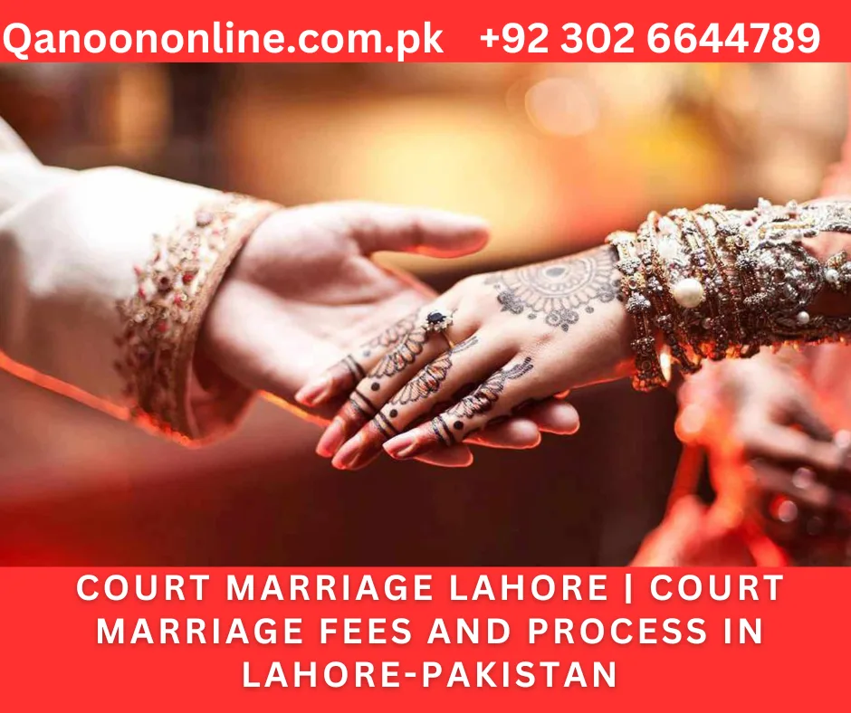 Court Marriage in Lahore